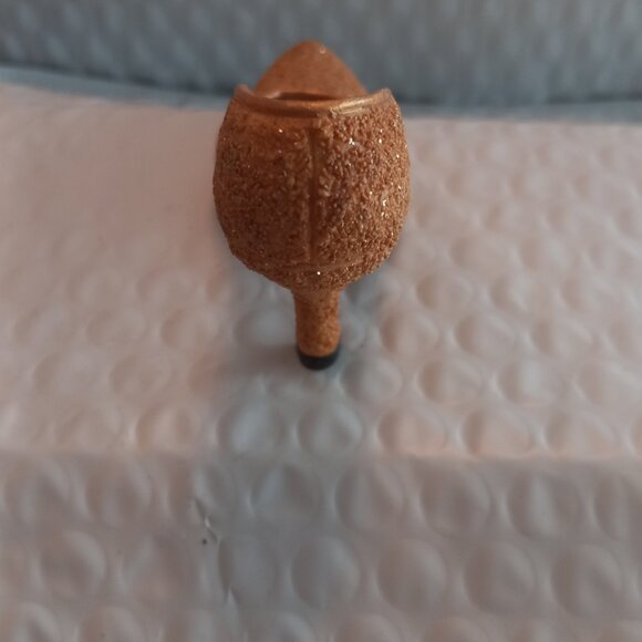 Just The Right Shoe By Raine Gold Stiletto Mini Figurine 25016 - Picture 4 of 8